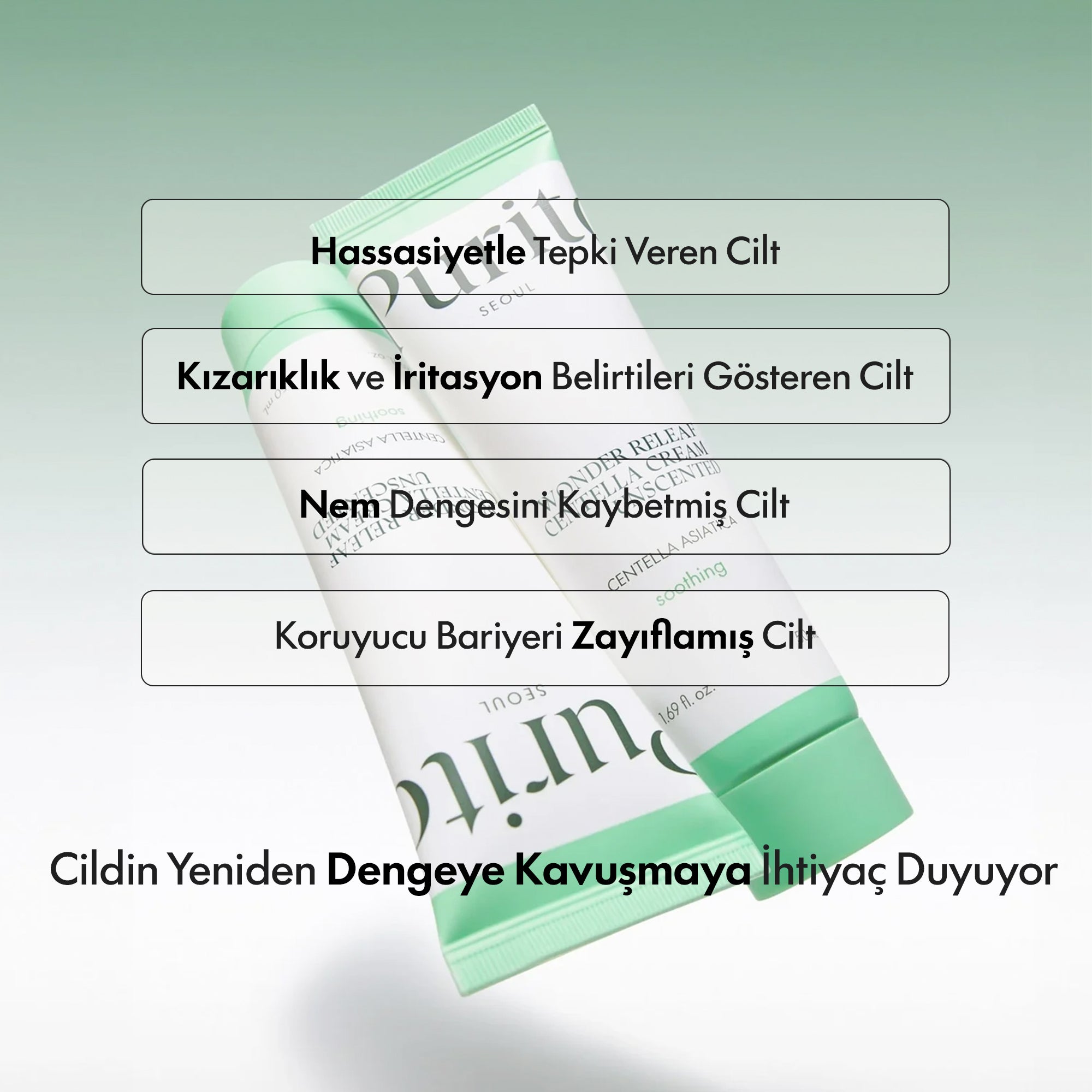 PURİTO SEOUL - Wonder Releaf Centella Kokusuz Krem 50 ml