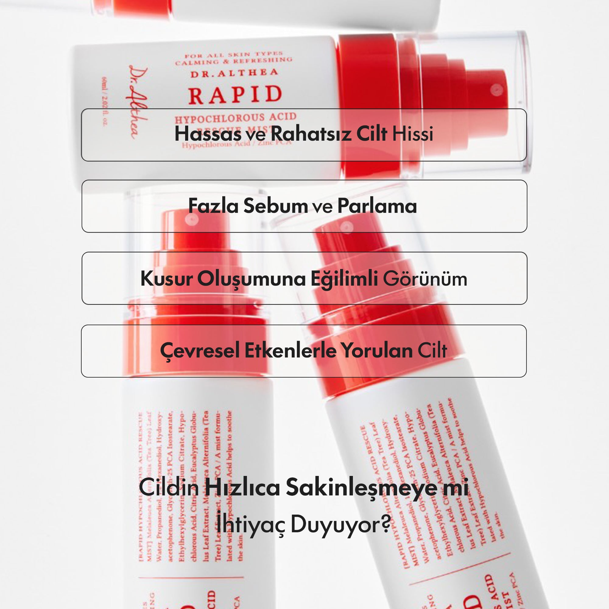 Dr. Althea - Rapid Hypochlorous Acid Rescue Mist 100 ml