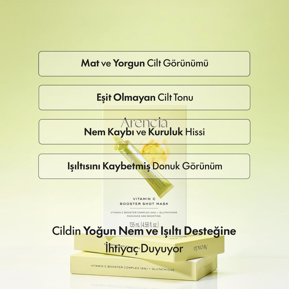 Arencia - Vitamin C Booster Shot Maske
