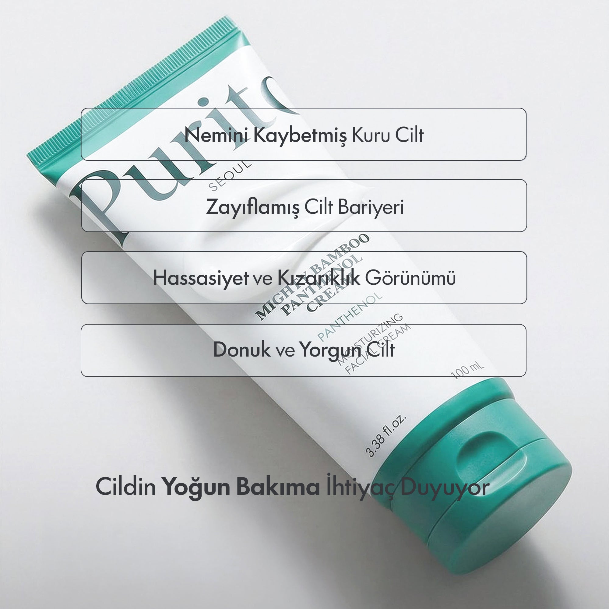 PURİTO SEOUL - Mighty Bamboo Panthenol ve Bambu Özlü Krem 100 ml