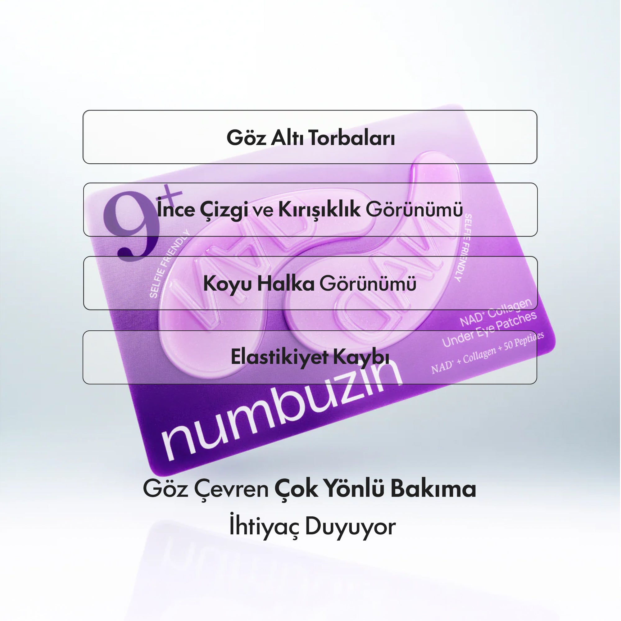 Numbuzin - No.9 NAD+ Collagen Göz Altı Patch 5 adet