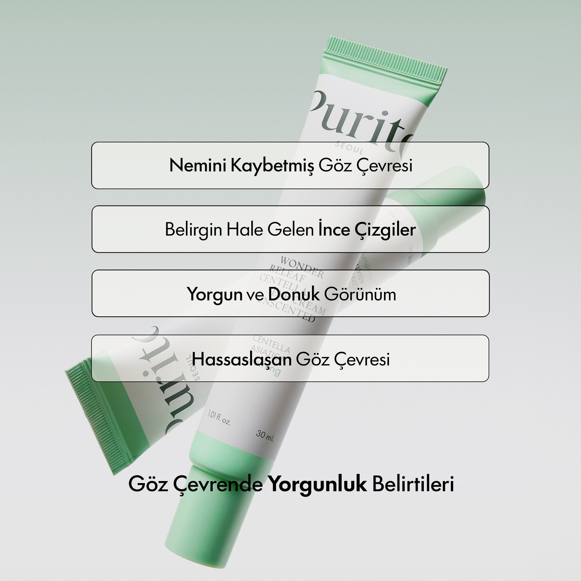 PURİTO SEOUL - Wonder Releaf Centella Göz Kremi Kokusuz 30 ml