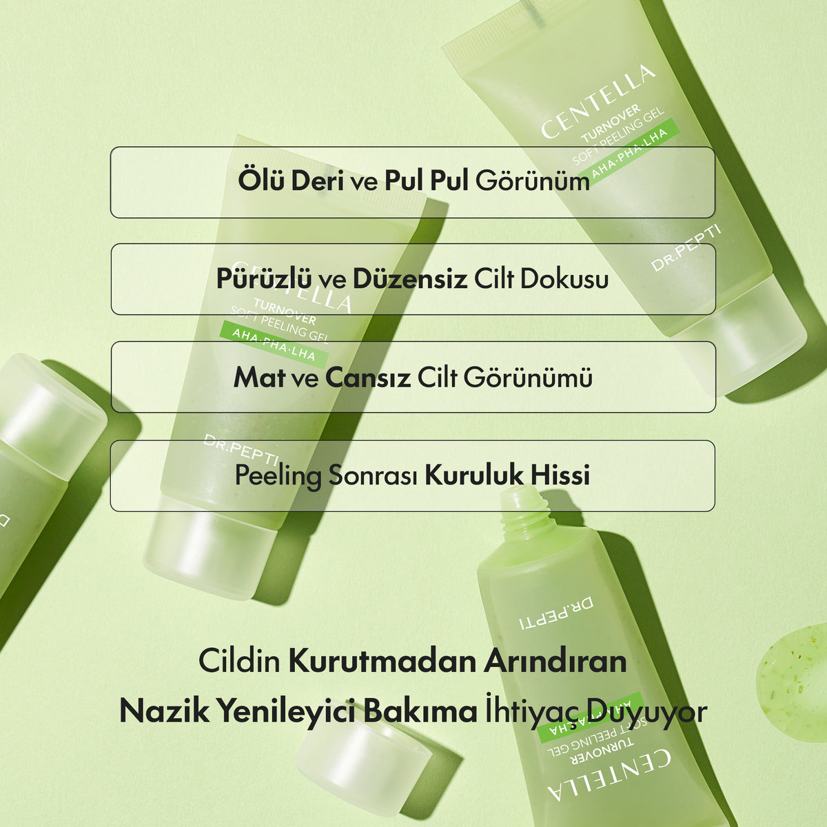 Dr. Pepti - Centella Turnover Soft Peeling Gel