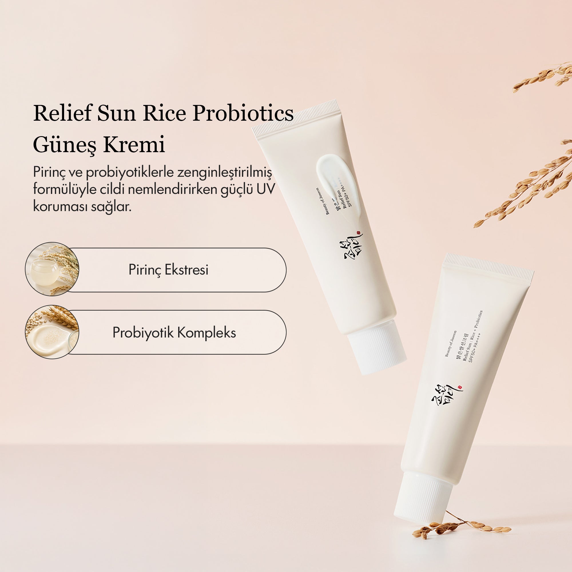 BEAUTY OF JOSEON - Relief Sun Rice Probiotics Spf 50 Güneş Kremi 50 ml