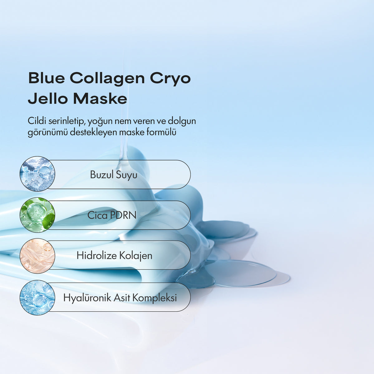 Arencia - Blue Collagen Cyro Jello Maske