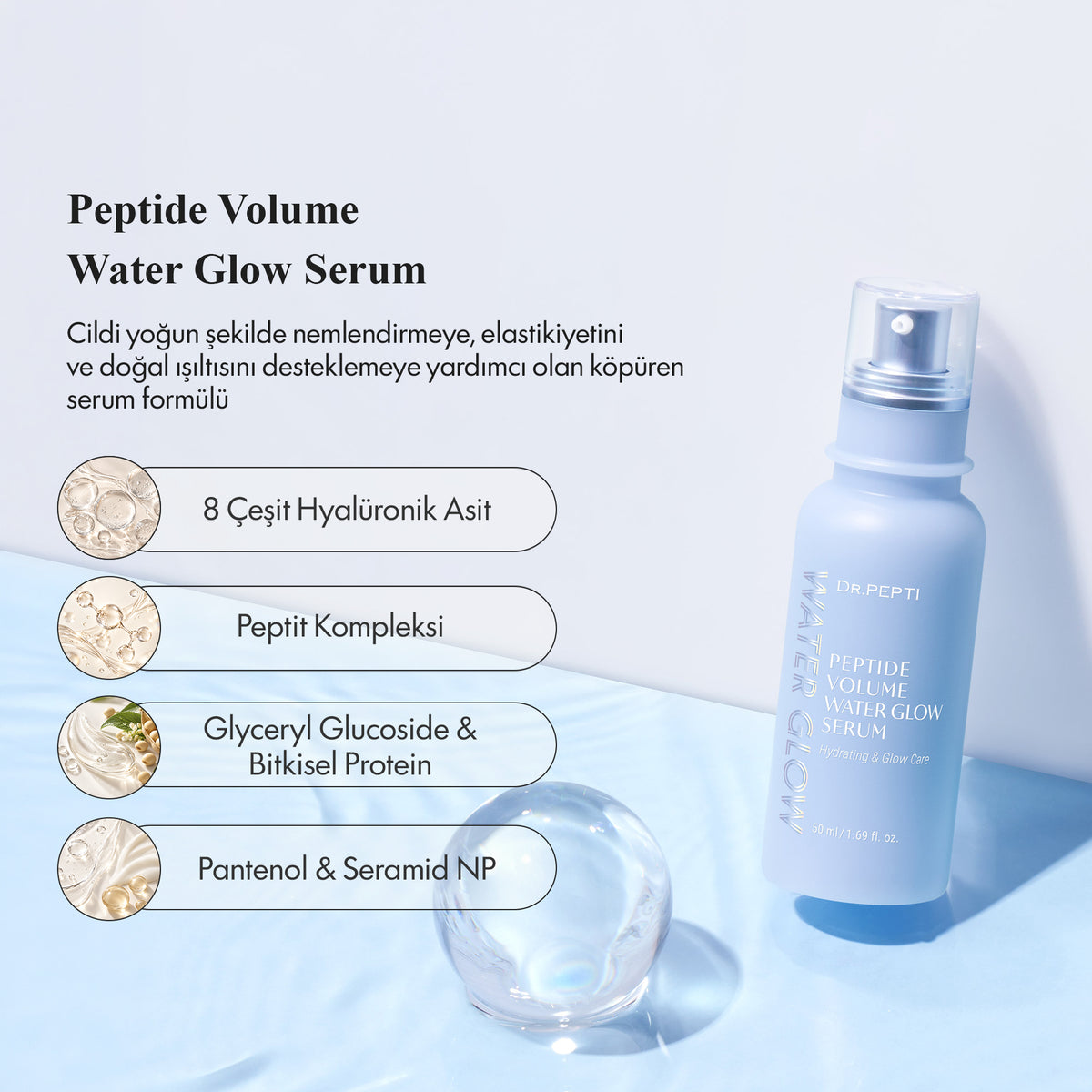 Dr. Pepti - Peptide Volume Water Glow Serum 50 ml
