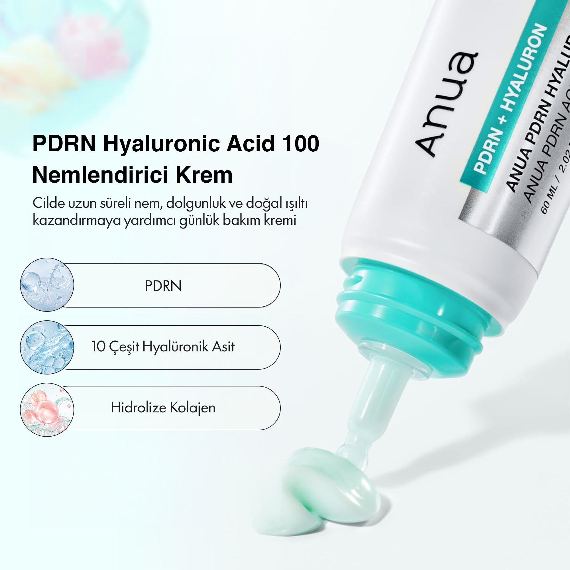 Anua - PDRN Hyaluronic Acid 100 Krem 60 ml