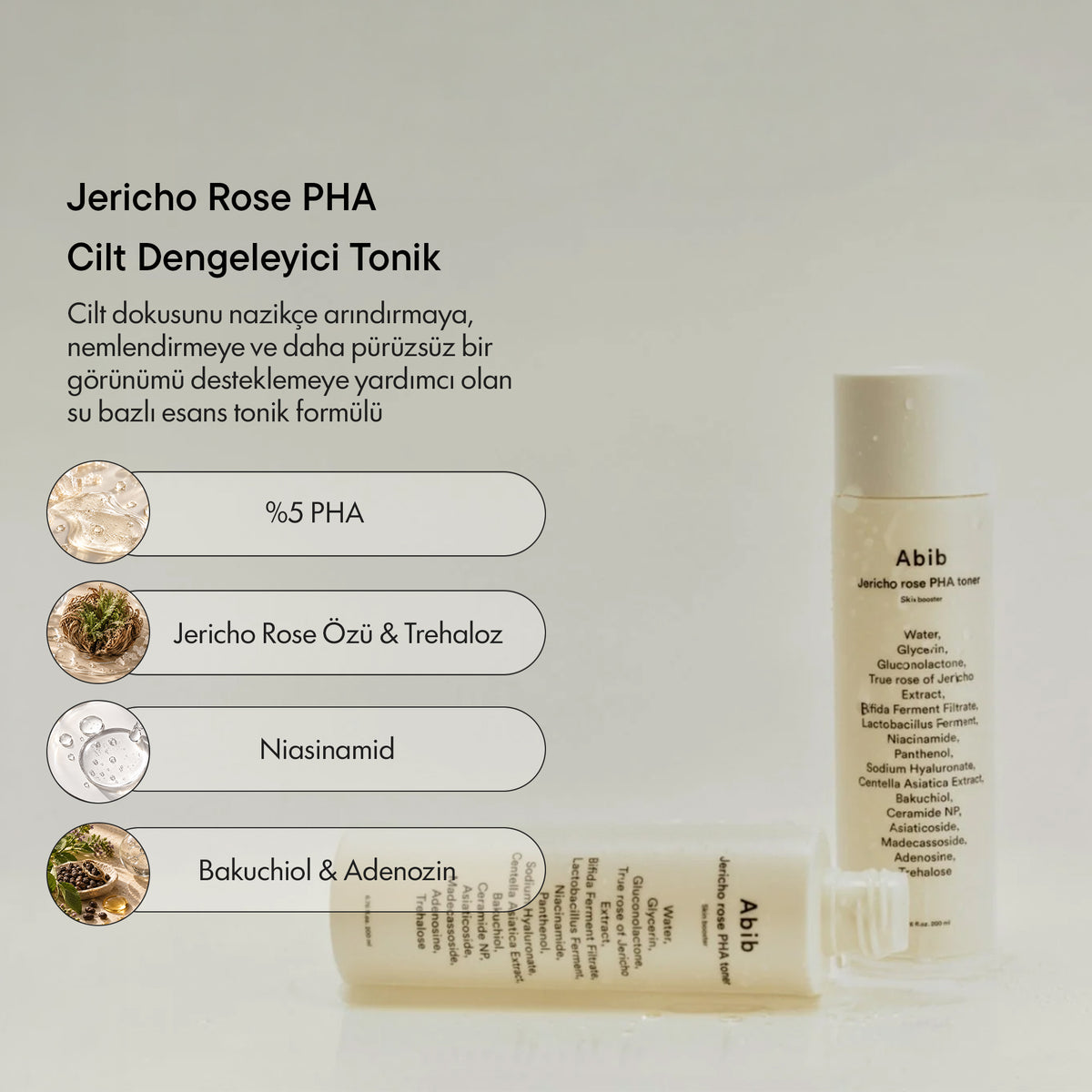Abib - Jericho Rose PHA Toner Skin Booster 200 ml