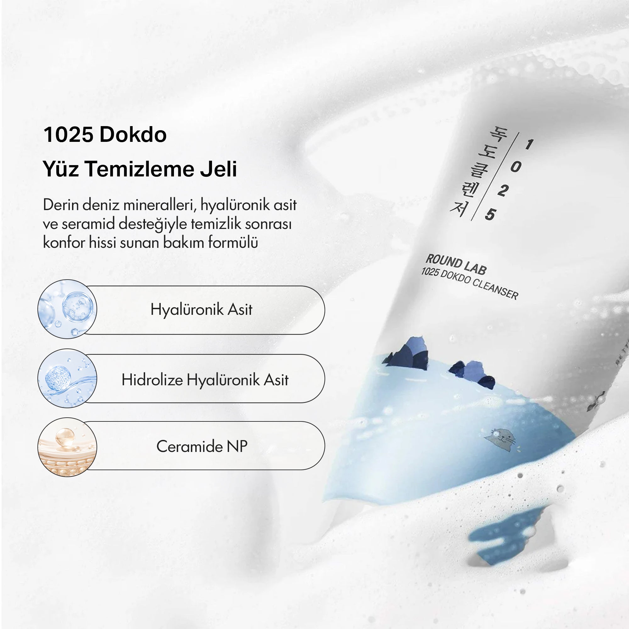 ROUND LAB - 1025 Dokdo Yüz Temizleme Jeli 150 ml