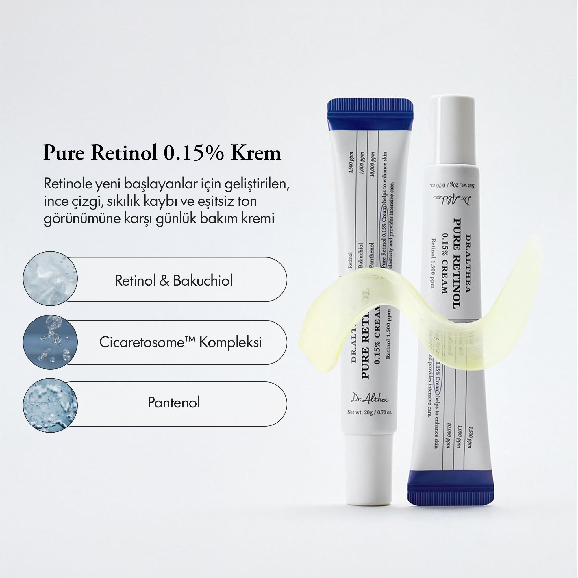 Dr. Althea - Pure Retinol %0.15 Krem 20 g