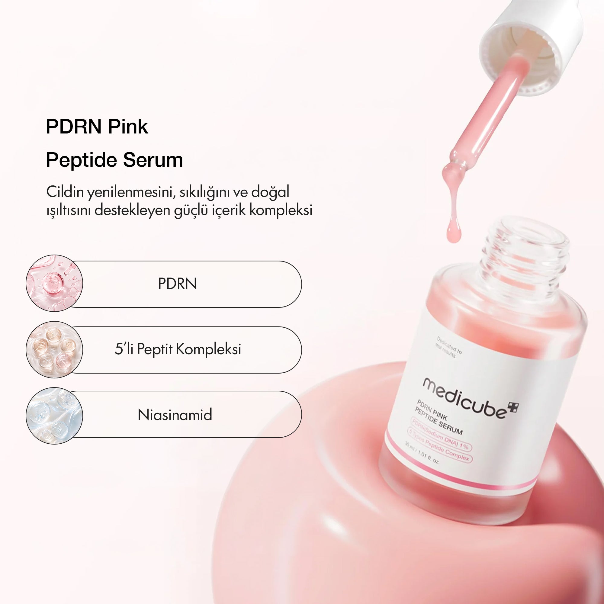 Medicube - PDRN Pink Peptide Serum 30 ml
