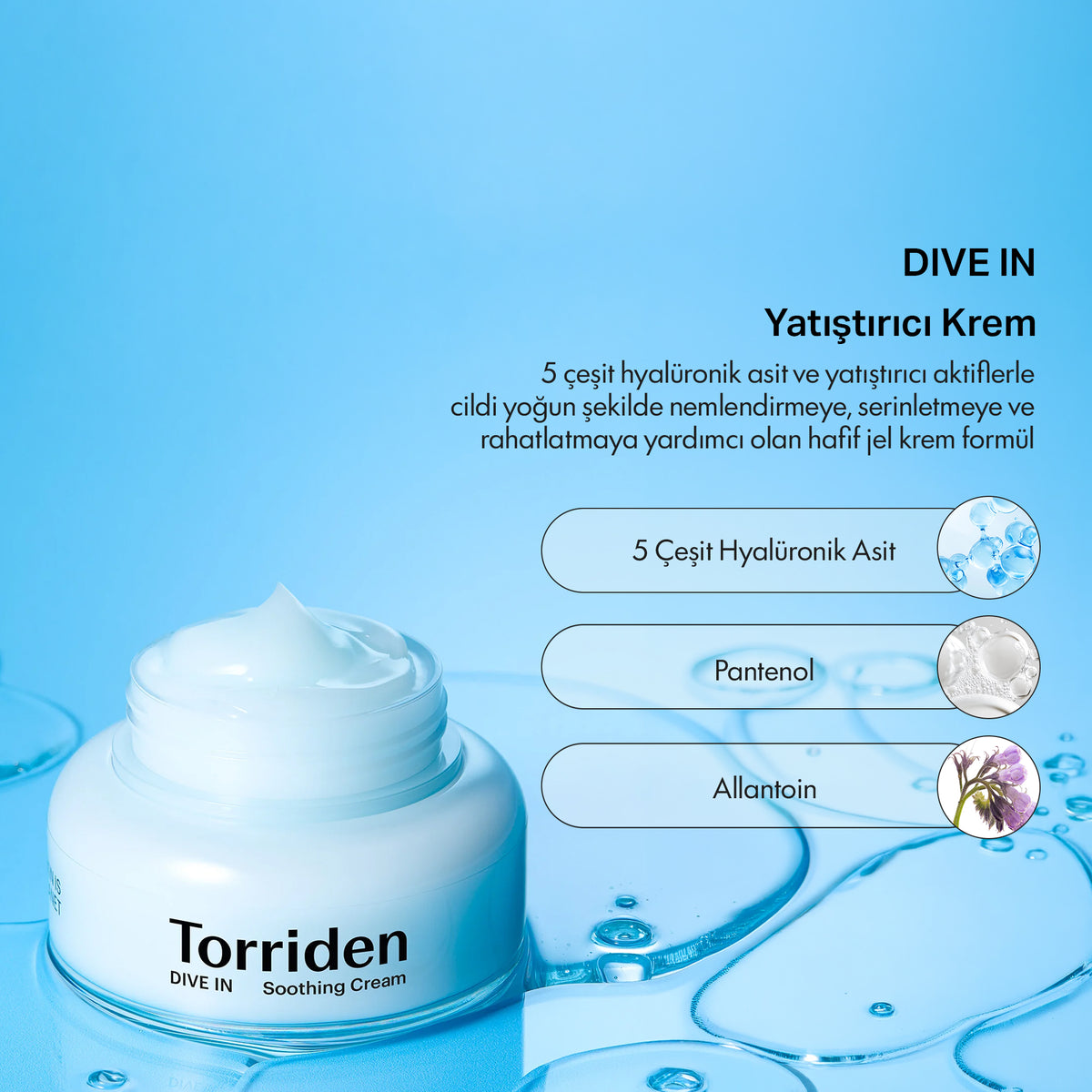 Torriden - DIVE IN Soothing Cream 100 ml