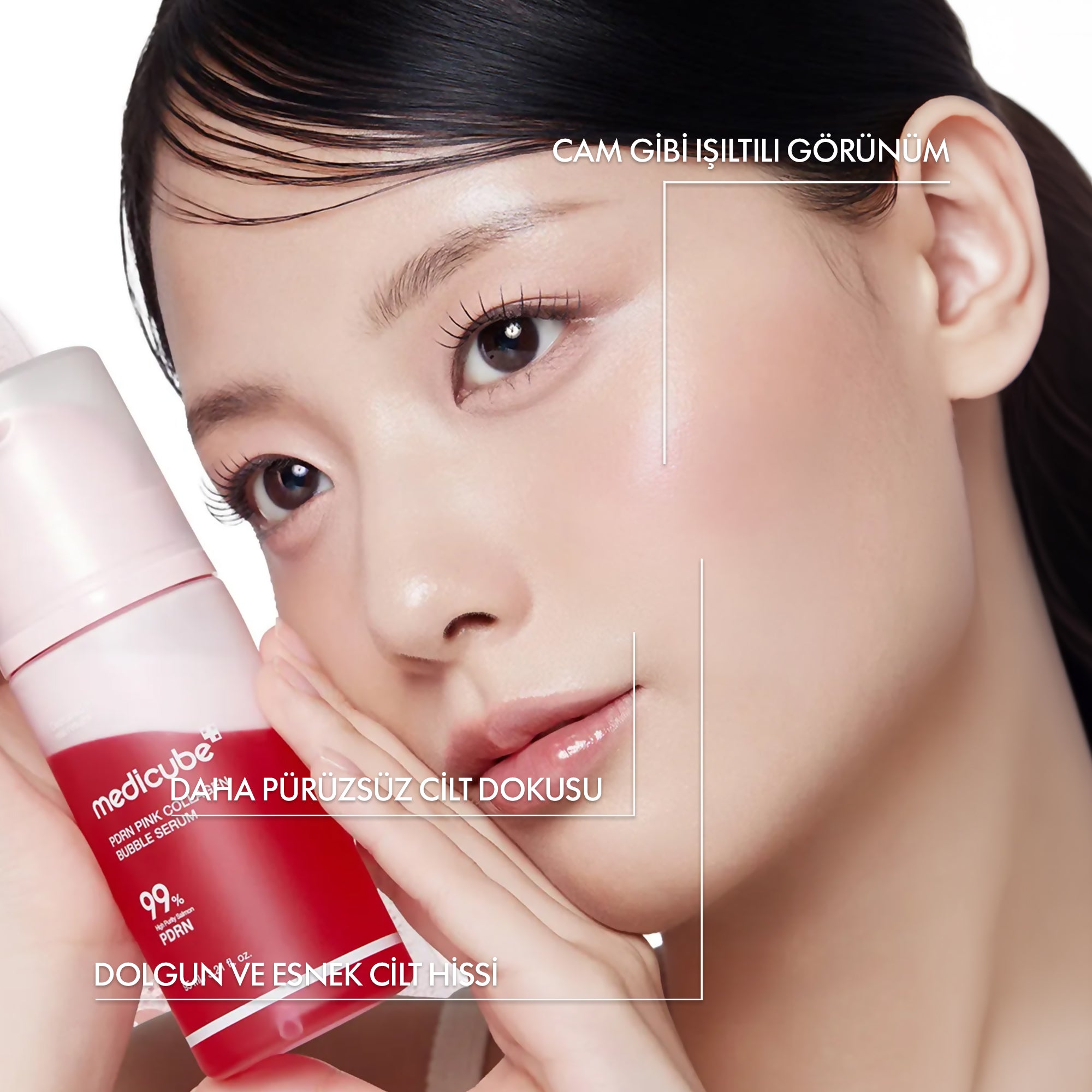 Medicube - PDRN Pink Collagen Bubble Serum 95 ml