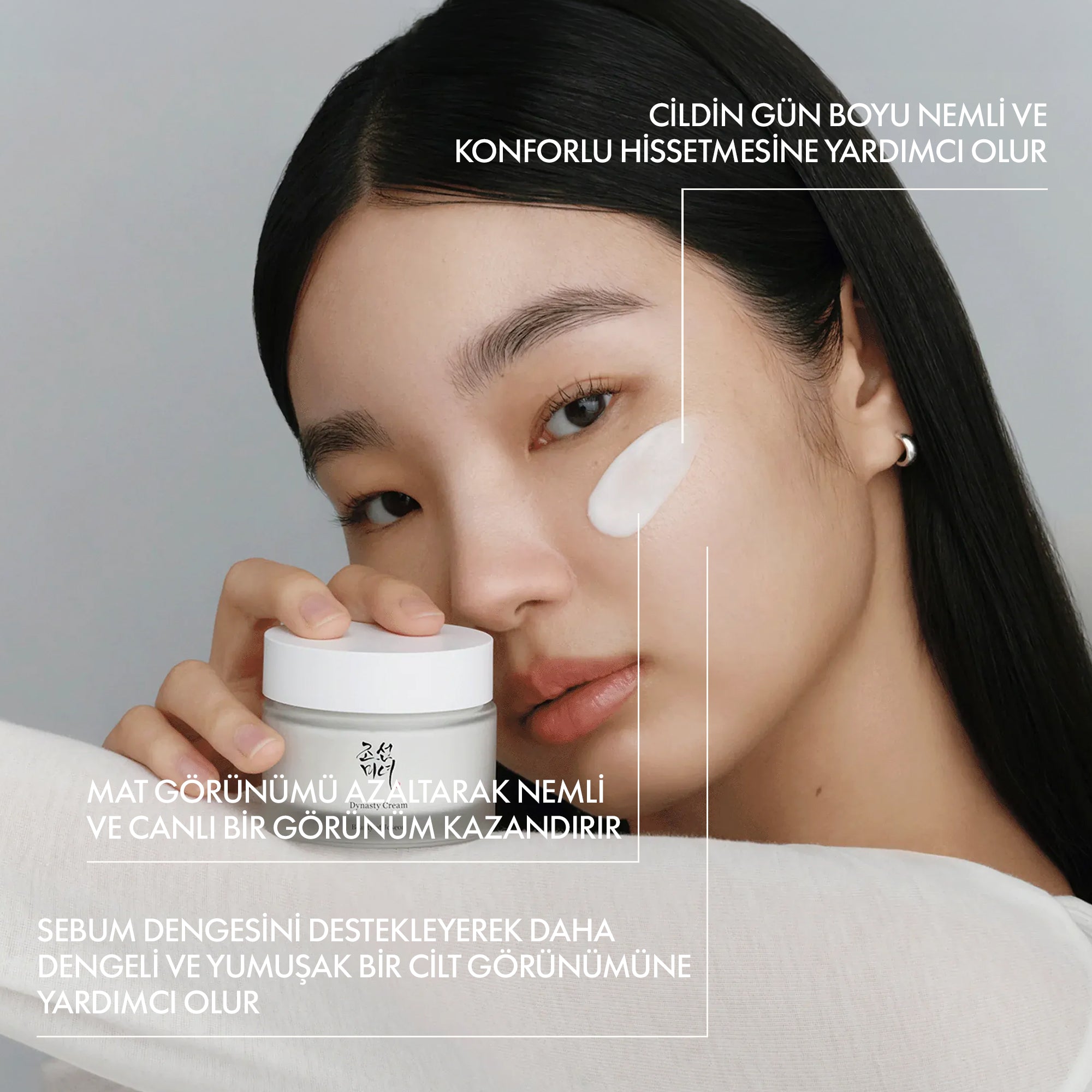 BEAUTY OF JOSEON - Dynasty Pirinç Özlü Ginsengli Yaşlanma Karşıtı Krem 50 ml