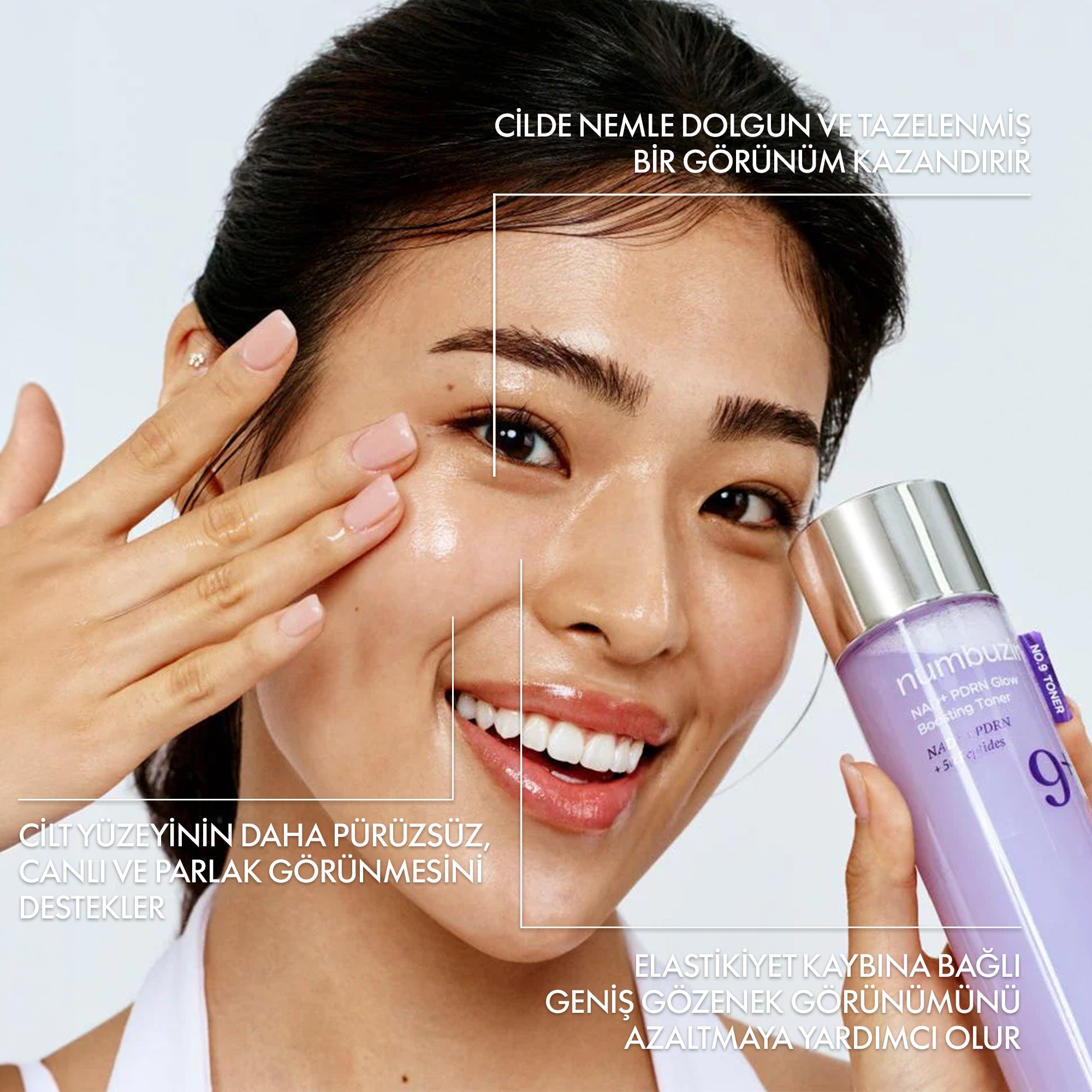 Numbuzin - No.9 NAD+ PDRN Glow Bossting Tonik 150 ml