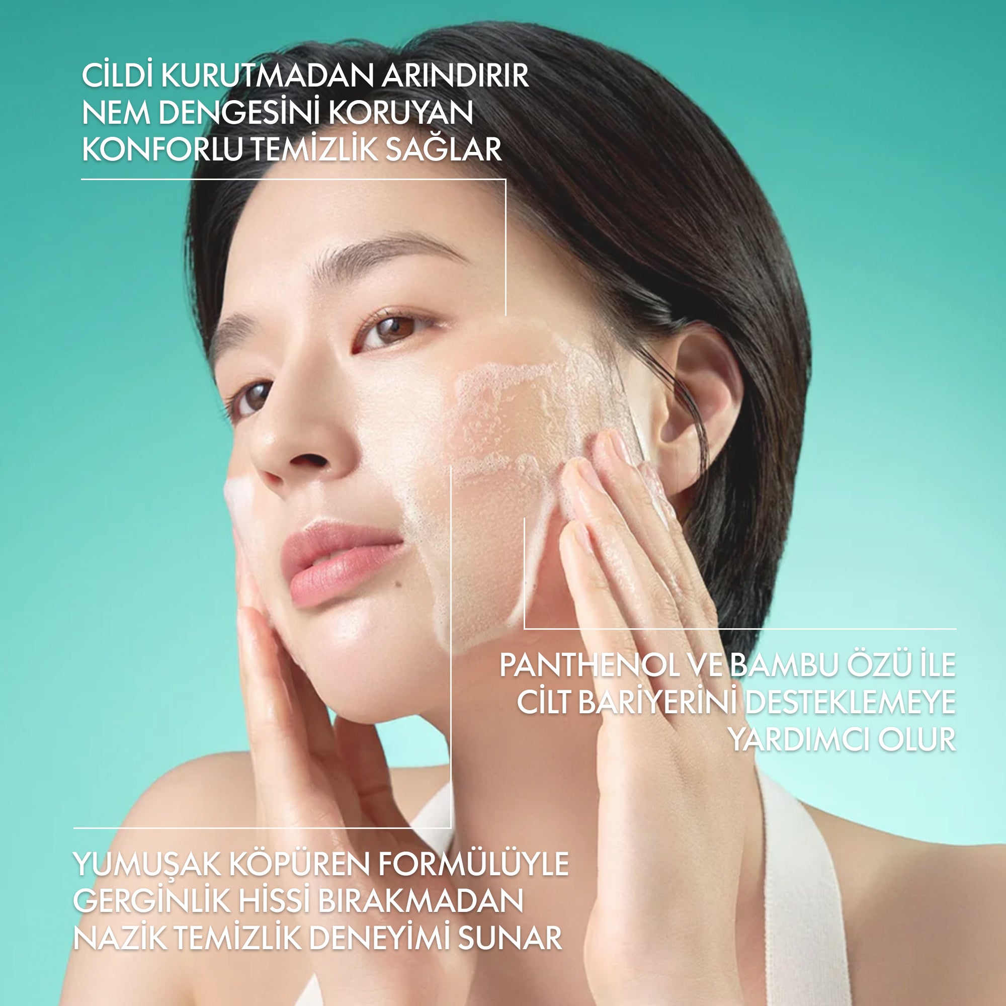 PURİTO SEOUL - Mighty Bamboo Yüz Temizleme Köpüğü 150 ml