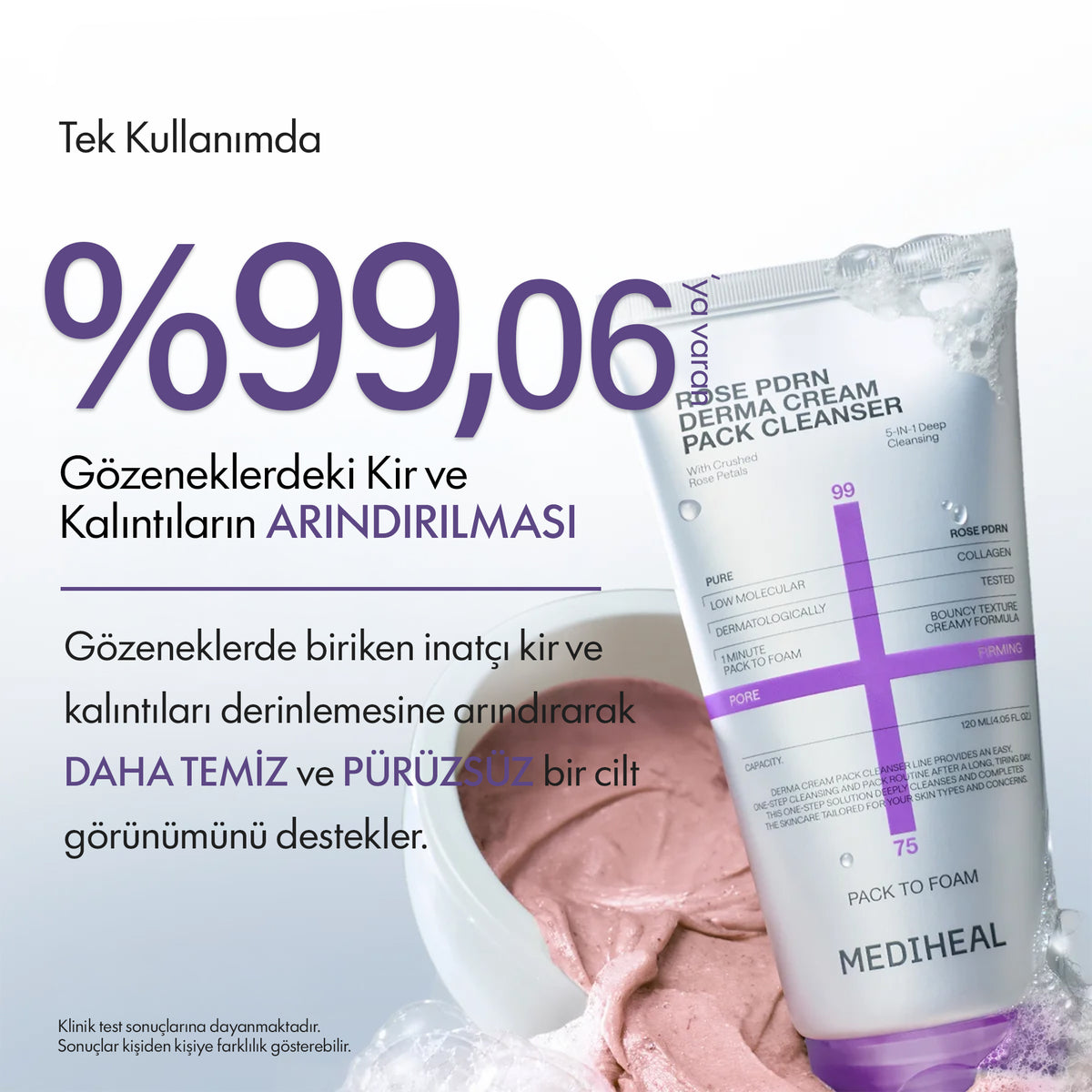 Mediheal - Rose PDRN Derma Cream Pack Celanser 120 ml