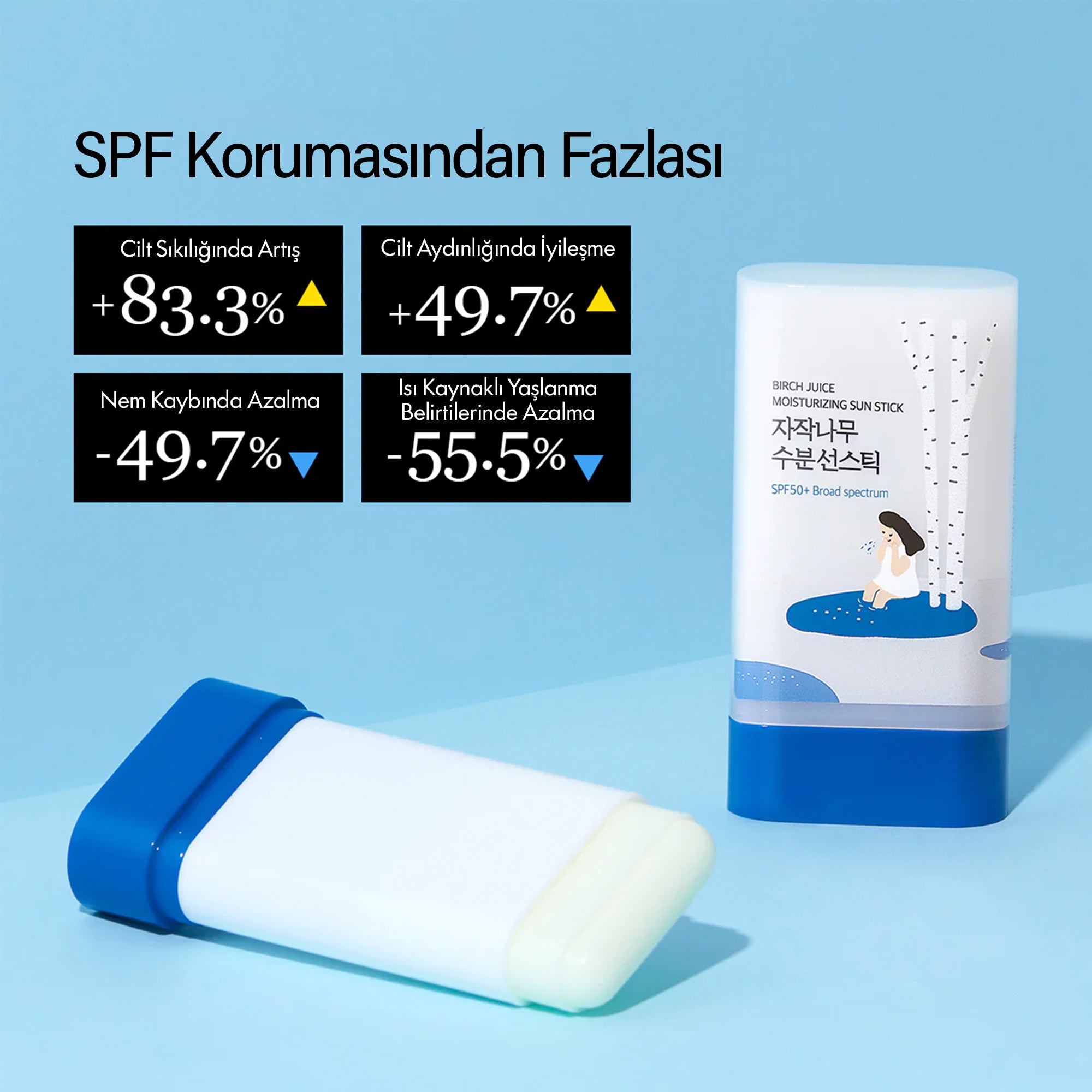 ROUND LAB - Moistruİzİng Sun Stick Güneş Kremi 19 g
