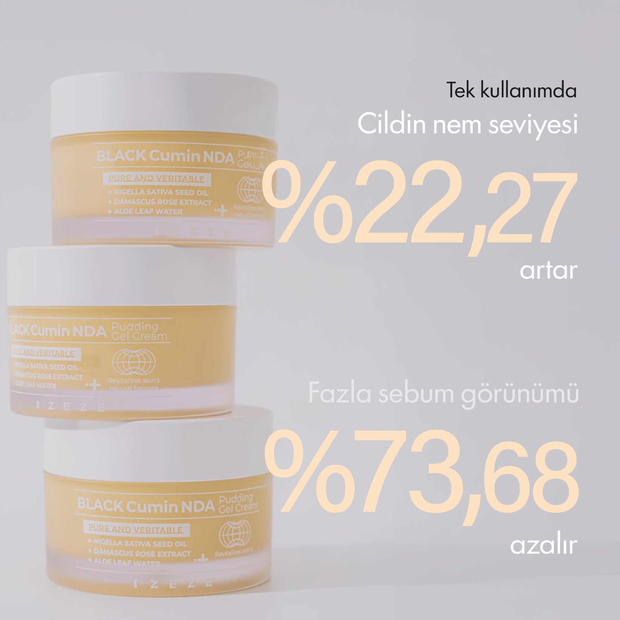 IZEZE - Black Cumin NDA Puding Jel Krem 50 ml