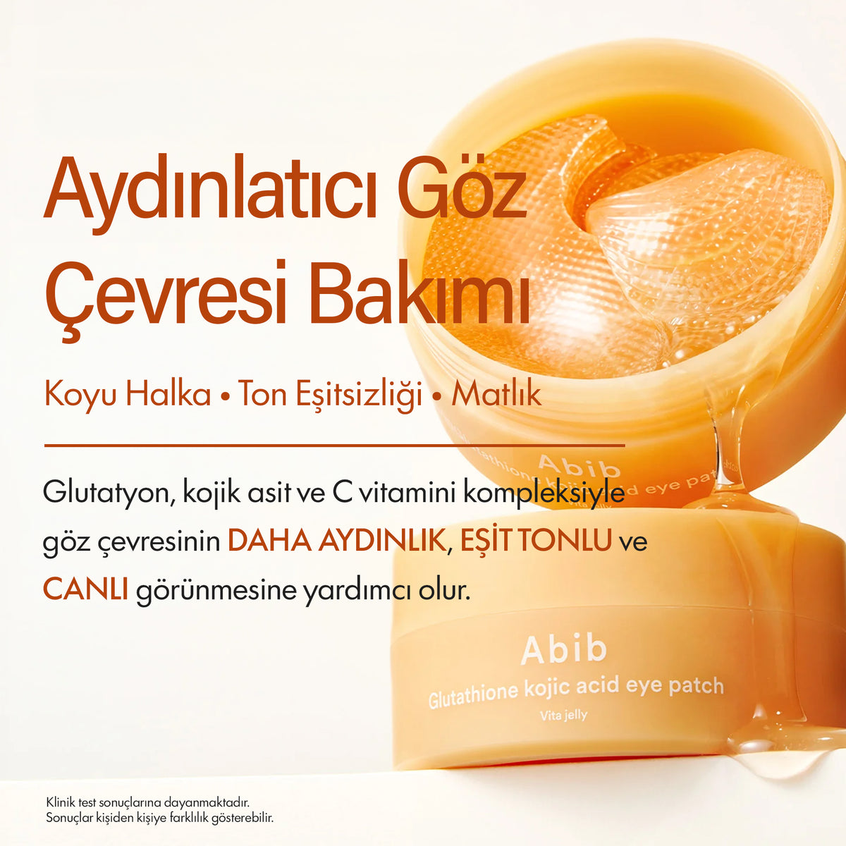Abib - Glutathione Kojic Acid Eye Patch Vita Jelly 90 g