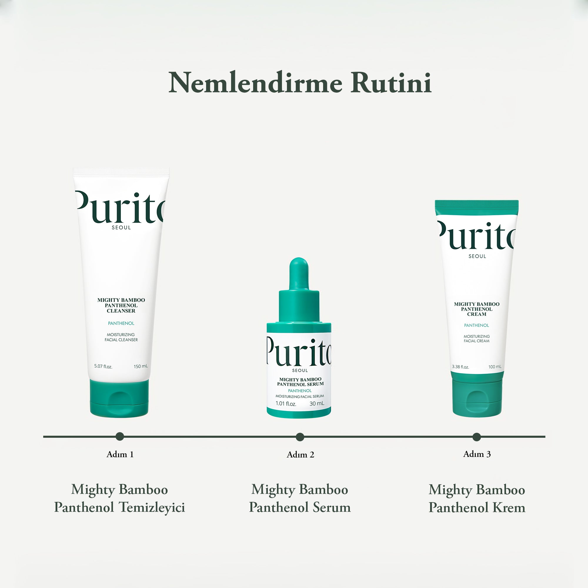PURİTO SEOUL - Mighty Bamboo Panthenol Serum 30 ml