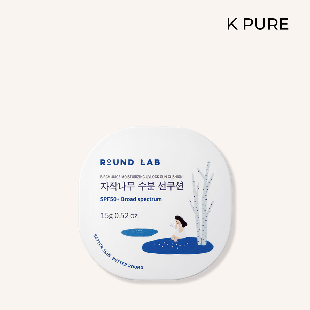 Round Lab - Birch Juice Moisturizing Sun Cushion 15 g