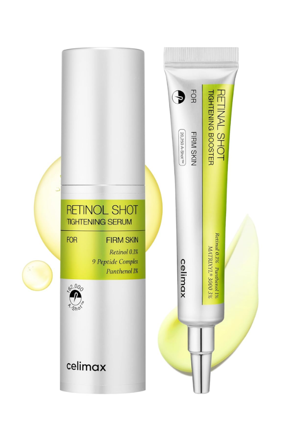 CELİMAX - Set Retinal Shot Tightening Booster 15 ml & Retinol Shot Tightening Serum 30 ml