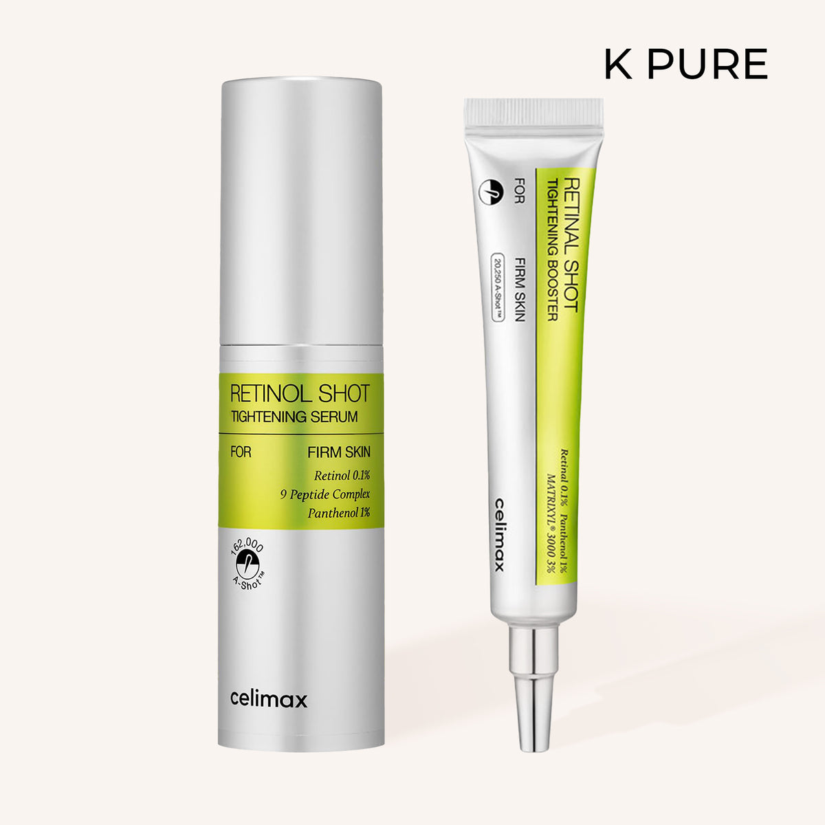 Celimax - Set Retinal Shot Tightening Booster 15 ml & Retinol Shot Tightening Serum 30 ml