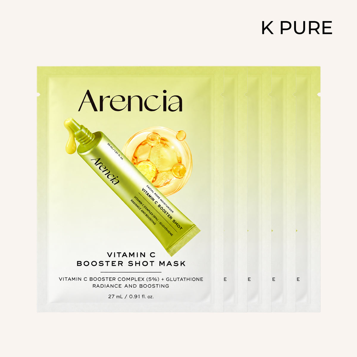 Arencia - Vitamin C Booster Shot Maske