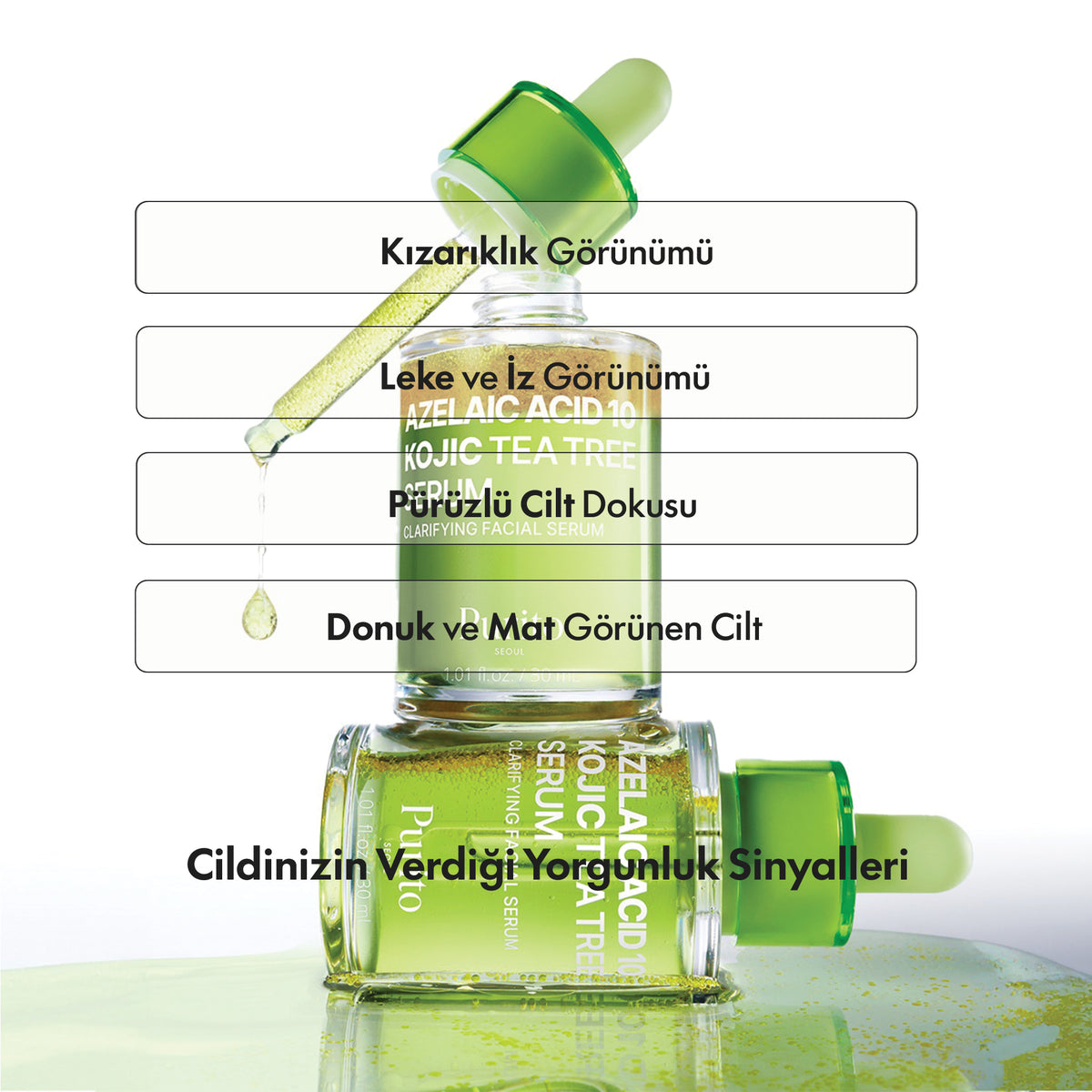 Purito Seoul - Azelaic Acid 10% + Kojic Acid & Tea Tree Serum 30 ml
