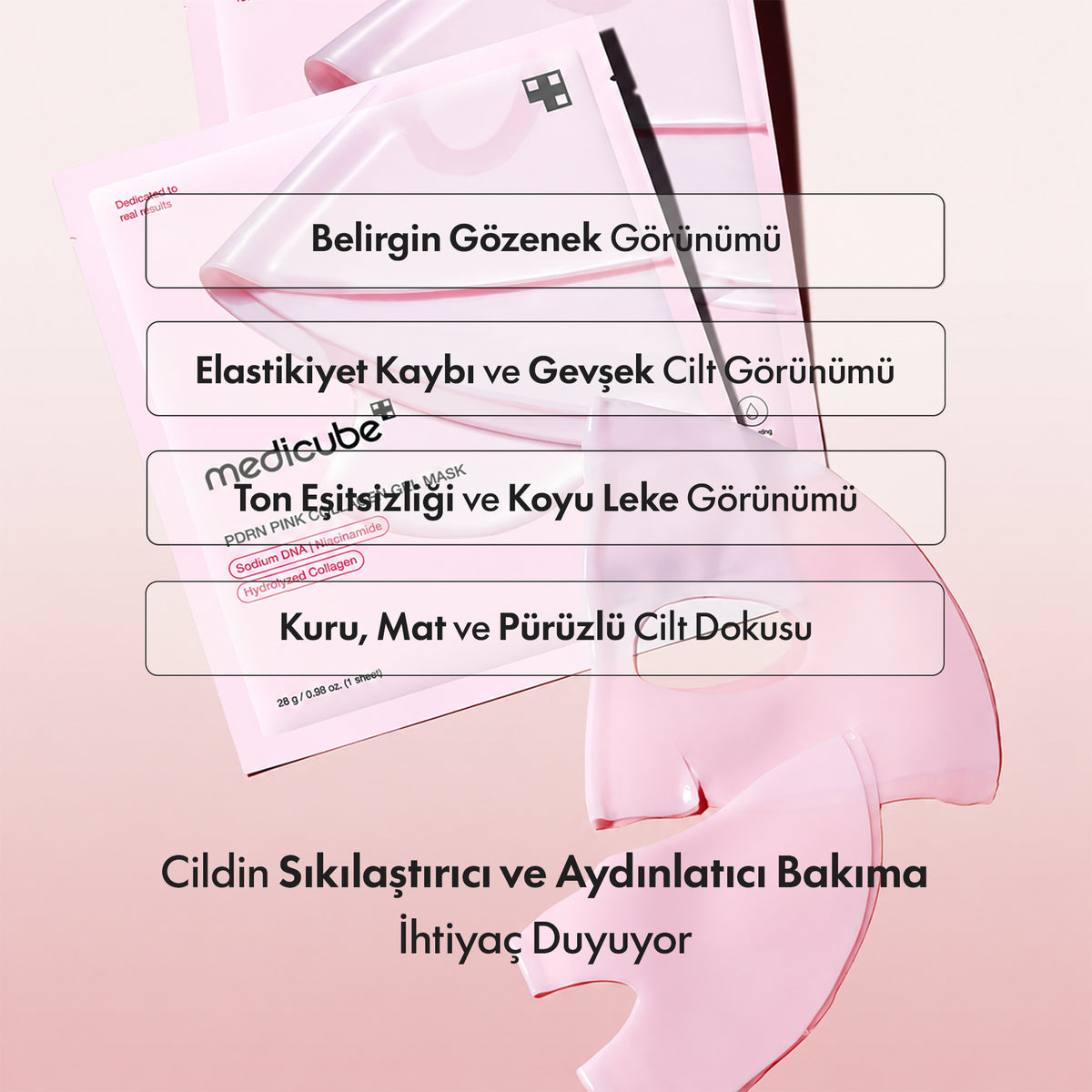 Medicube - PDRN Pink Collagen Gel Maske