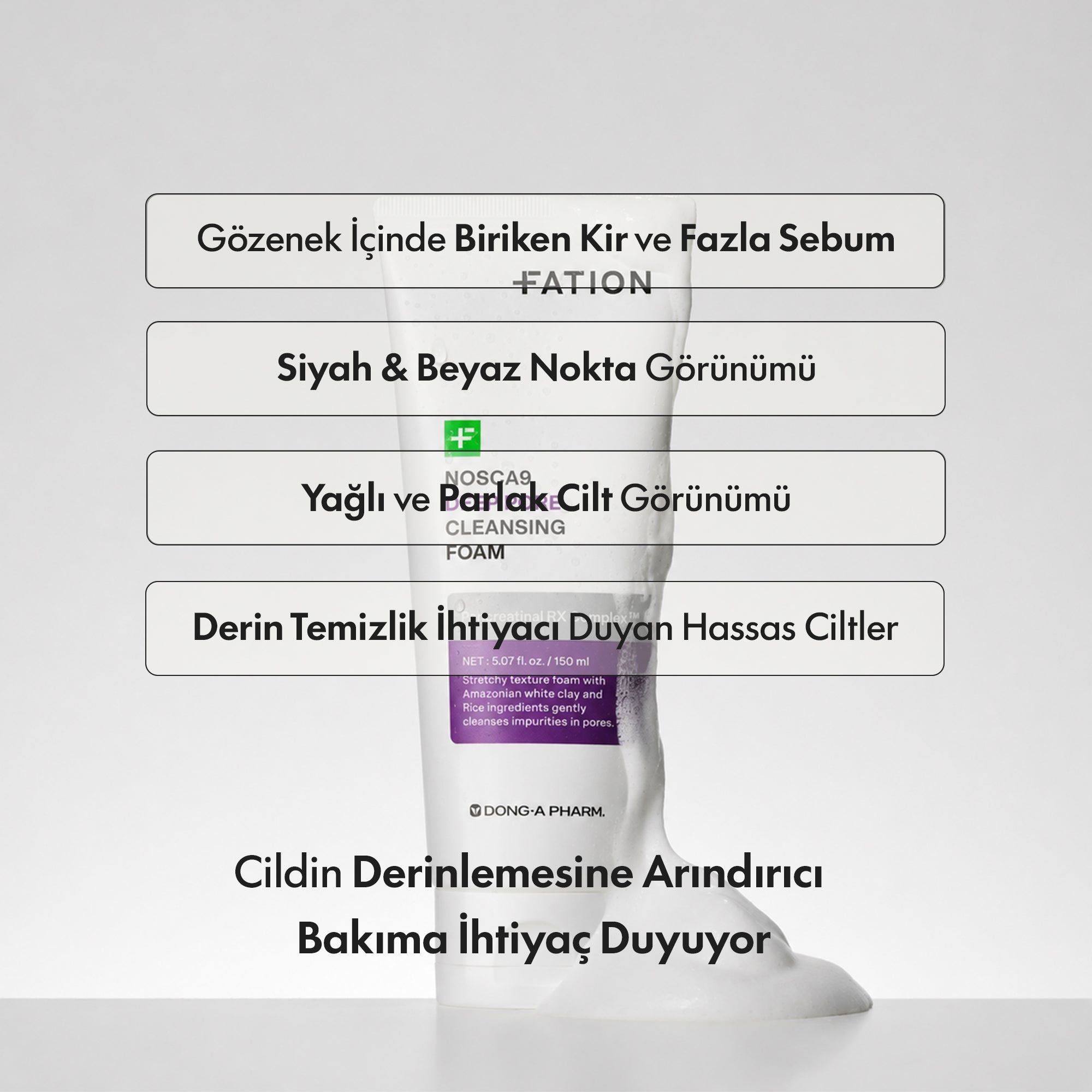 Fation - Nosca9 Deep Pore Cleansing Foam 150 ml