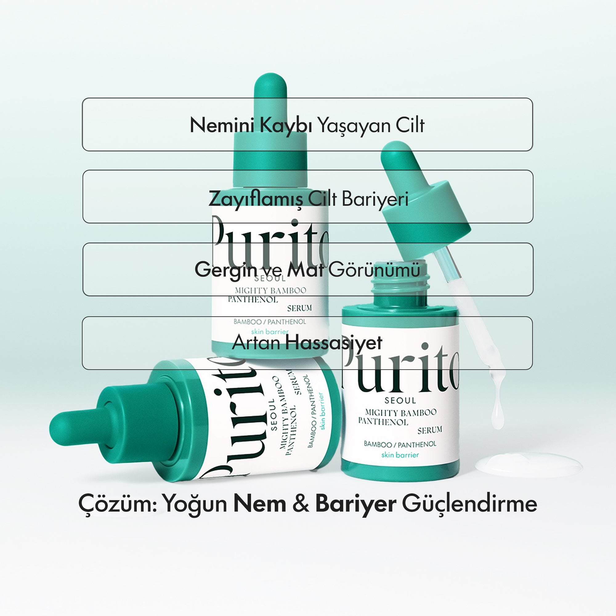 PURİTO SEOUL -  Mighty Bamboo Panthenol Serum 30 ml