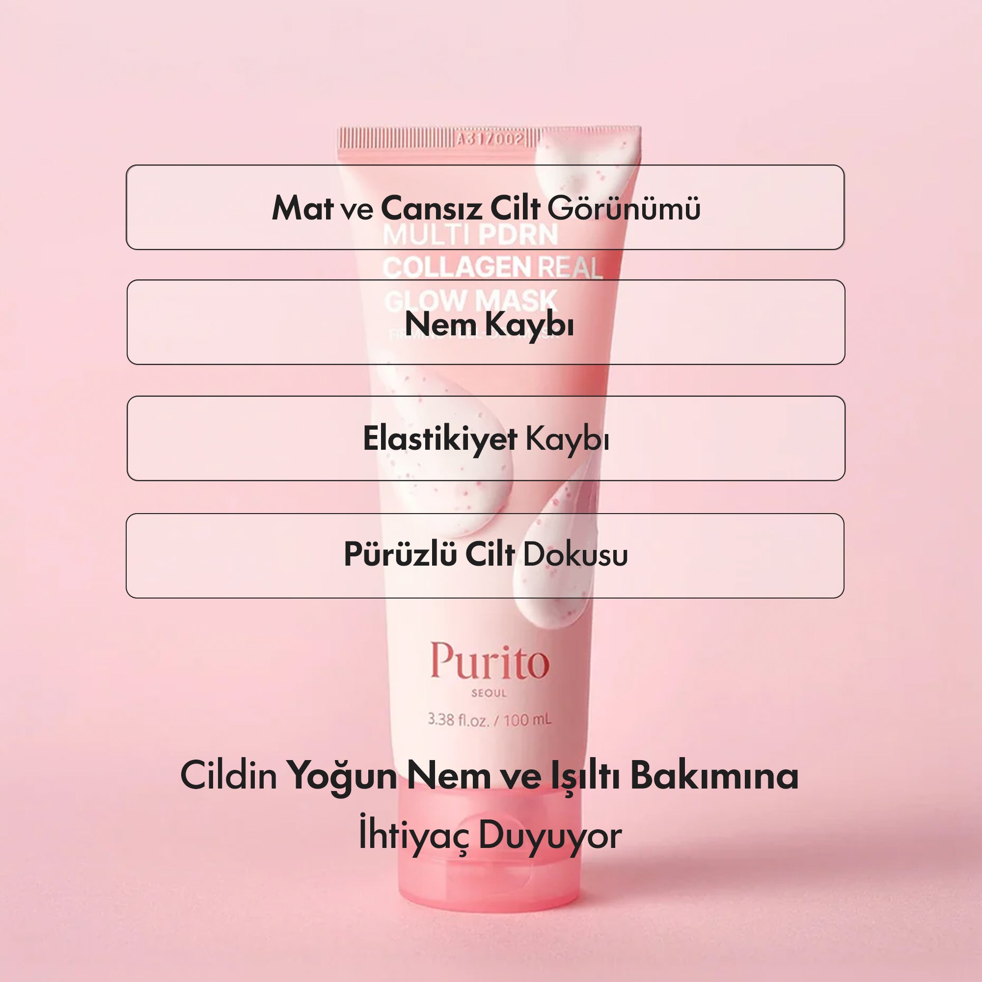PURİTO SEOUL - Multi PDRN Collagen Real Glow Mask 100 ml