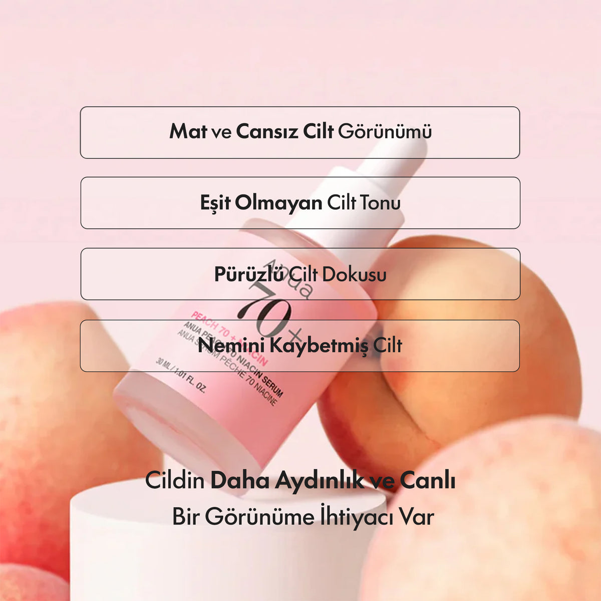Anua - Peach 70% Niacinamide Serum 30 ml