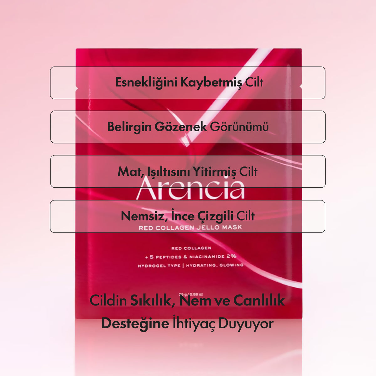 Arencia - Red Collagen Jello Maske