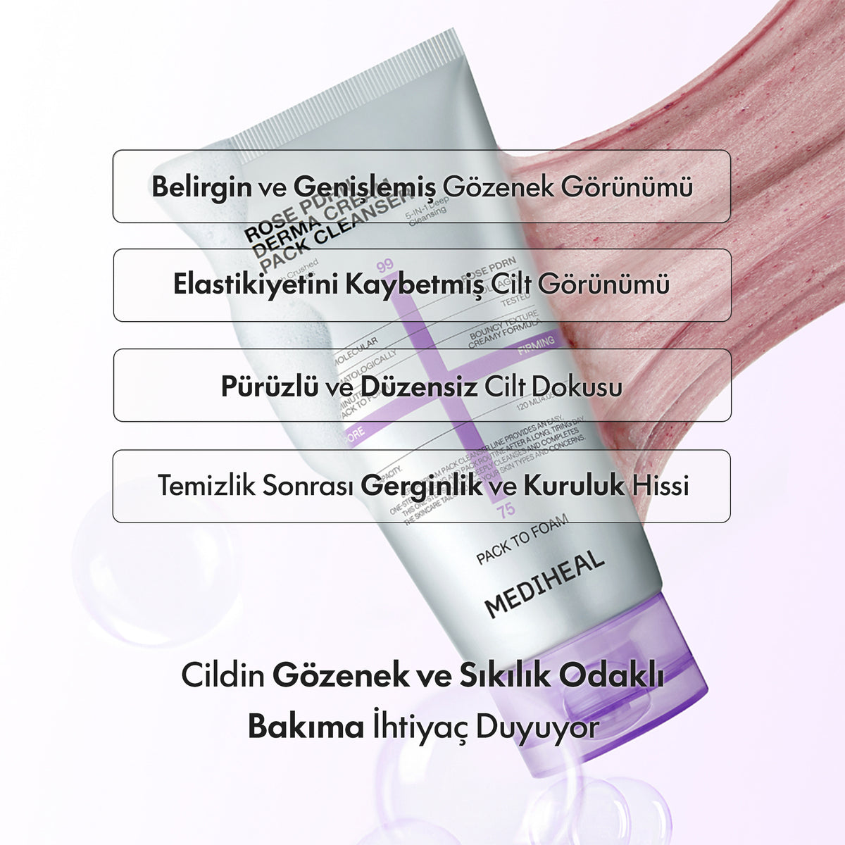 Mediheal - Rose PDRN Derma Cream Pack Celanser 120 ml