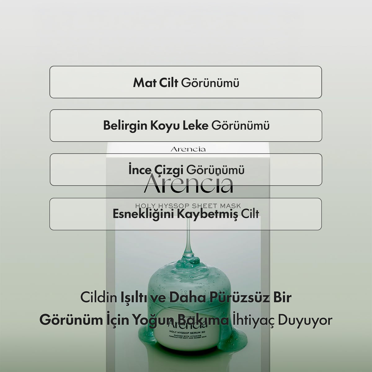 Arencia - Holy Hyssop Glow & Moisturizing Maske