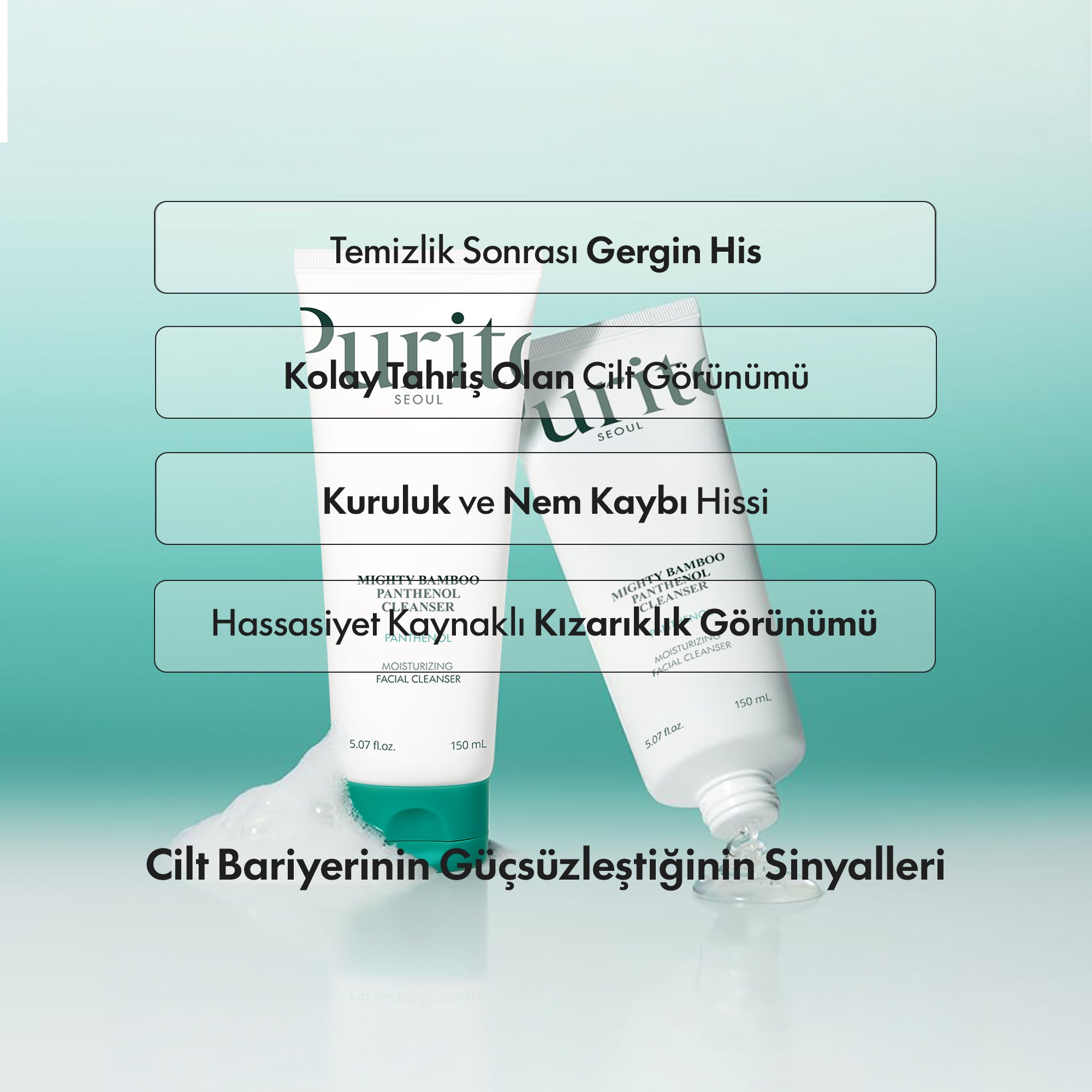 PURİTO SEOUL - Mighty Bamboo Yüz Temizleme Köpüğü 150 ml