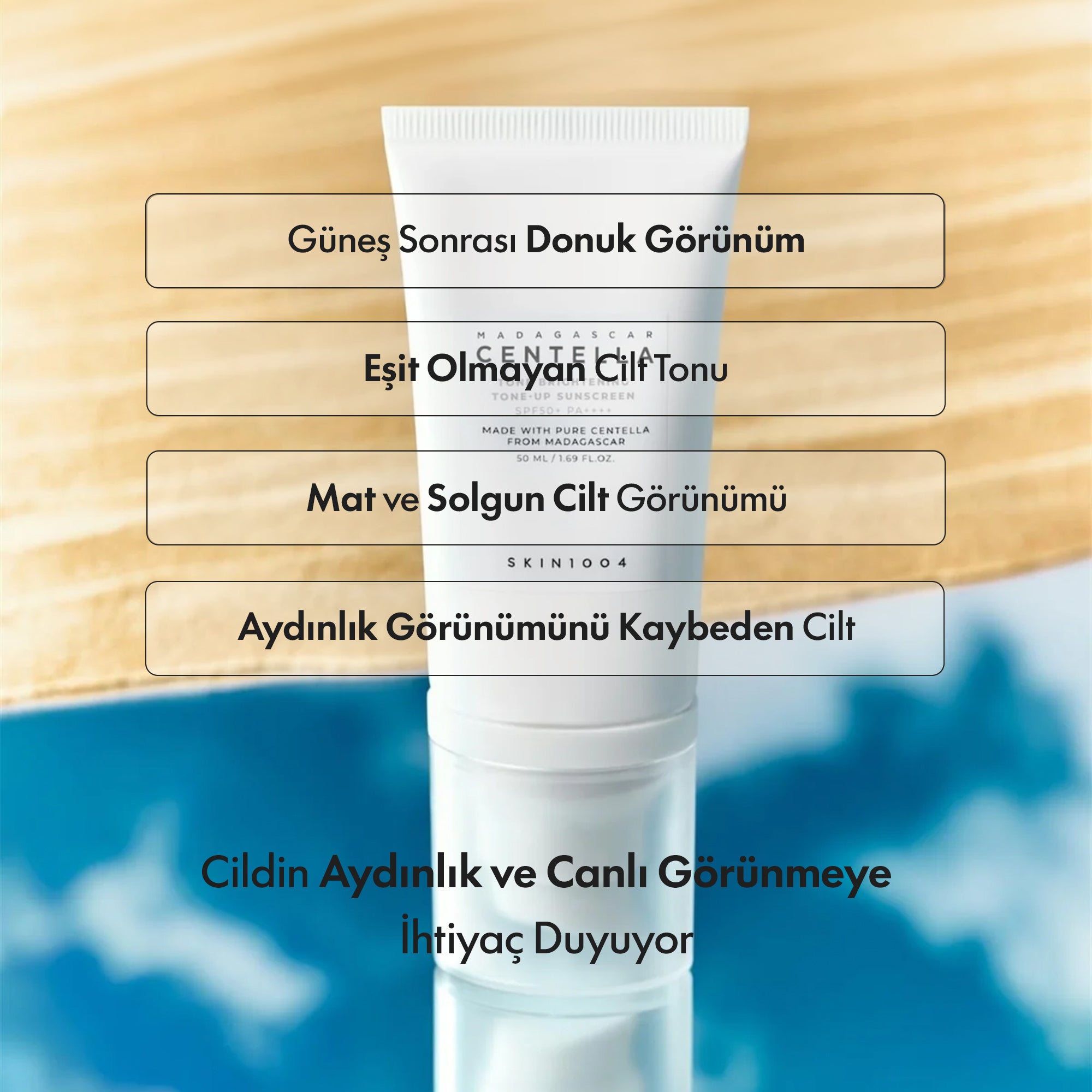 SKIN 1004 - Centella Tone Brightening Güneş Kremi 50 ml
