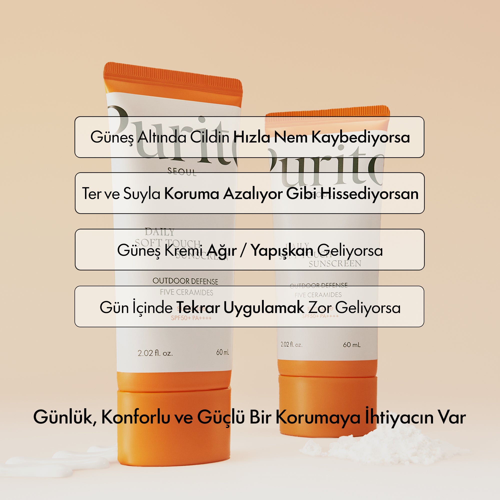 Purito Seoul - Daily Soft Touch SPF50+ PA++++ Güneş Kremi 15 ml