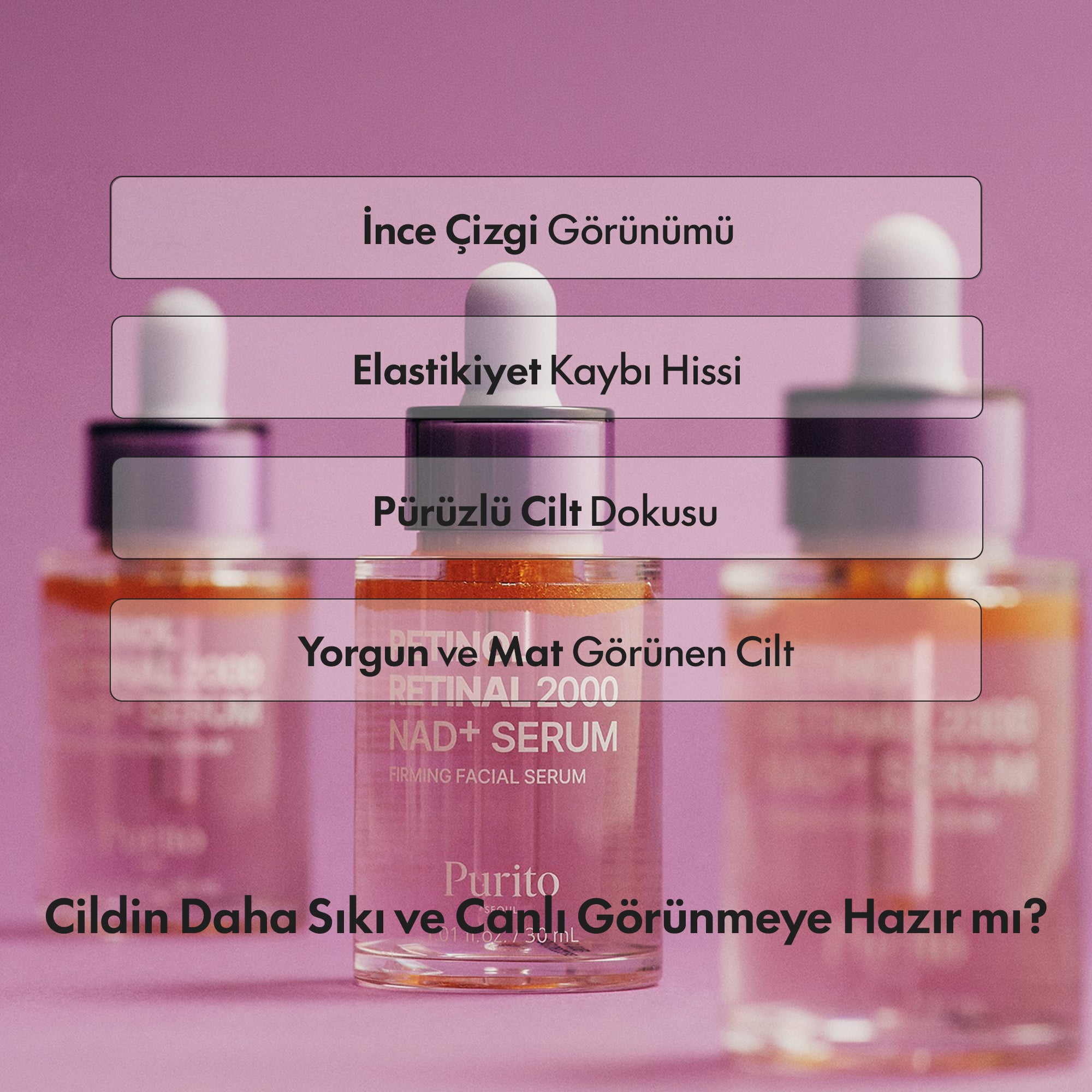 PURİTO SEOUL - Retinol Retinal 2000 NAD+ Serum 30 ml