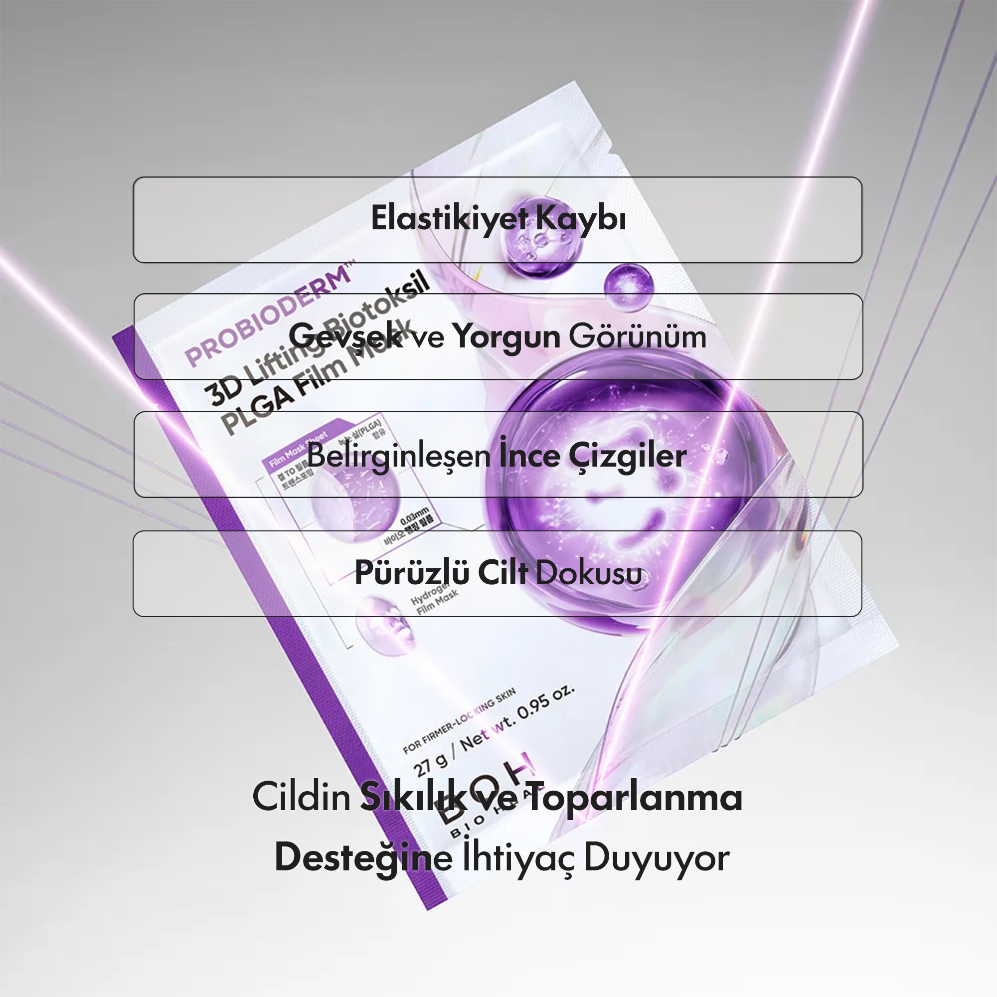 BOH Bioheal - PROBIODERM™ 3D Lifting Biotoksil PLGA Film Maske