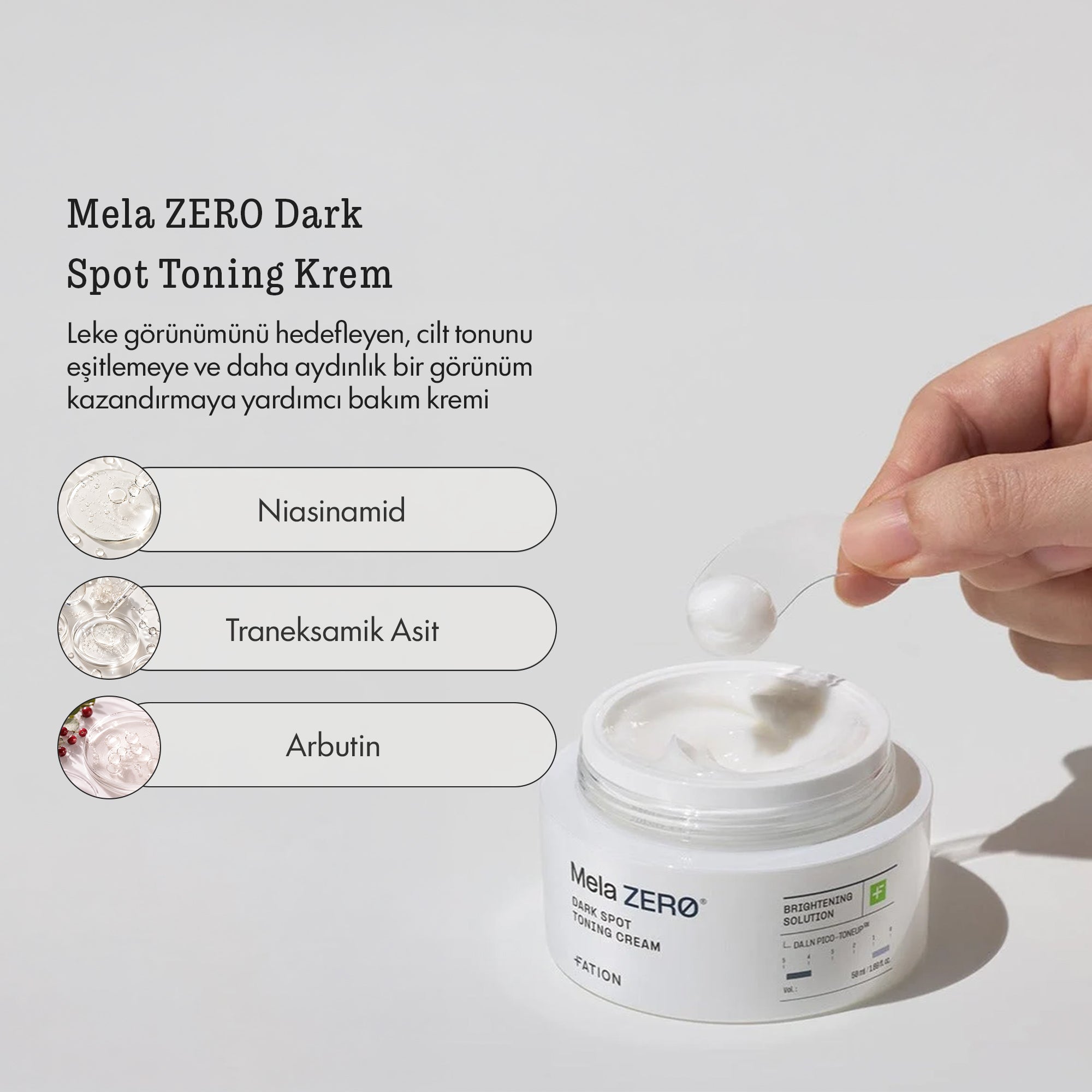 Fation - Mela ZERO Dark Spot Toning Cream 50 ml