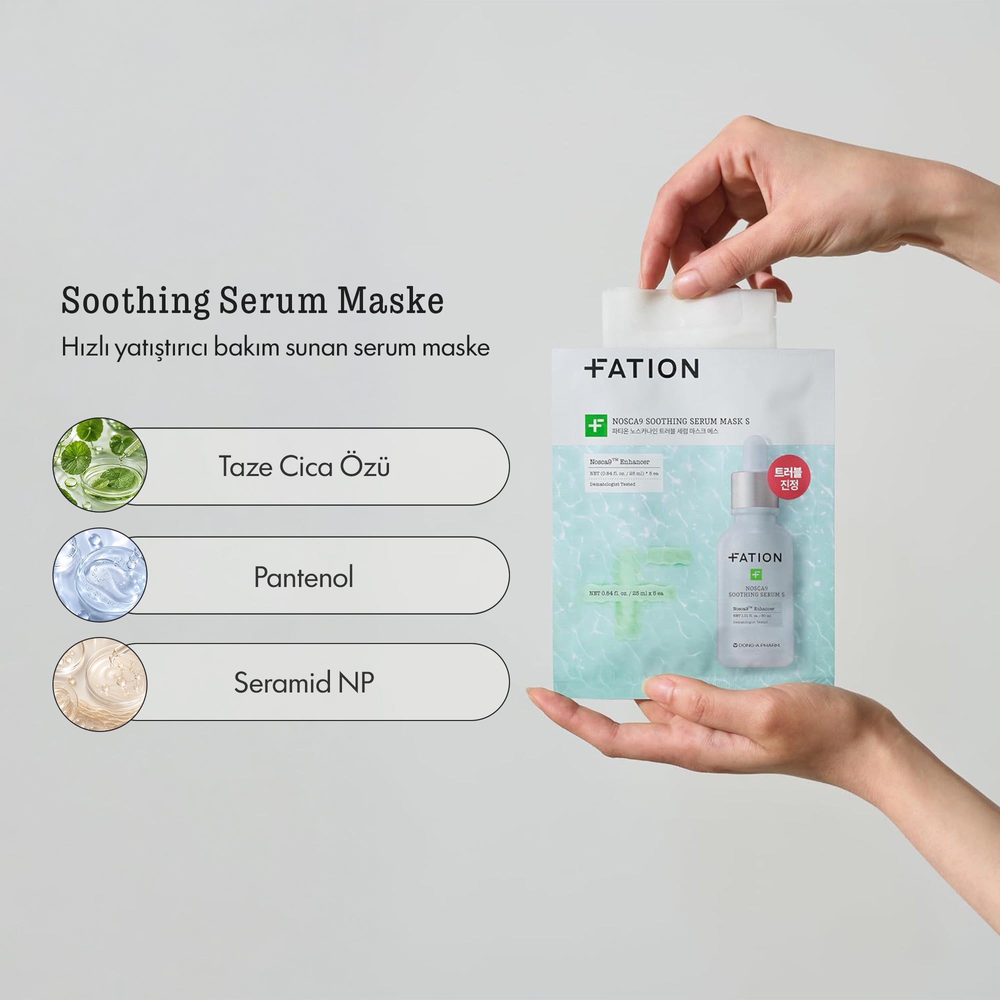 Fation - Nosca9 Trouble Serum Maske 5 Adet