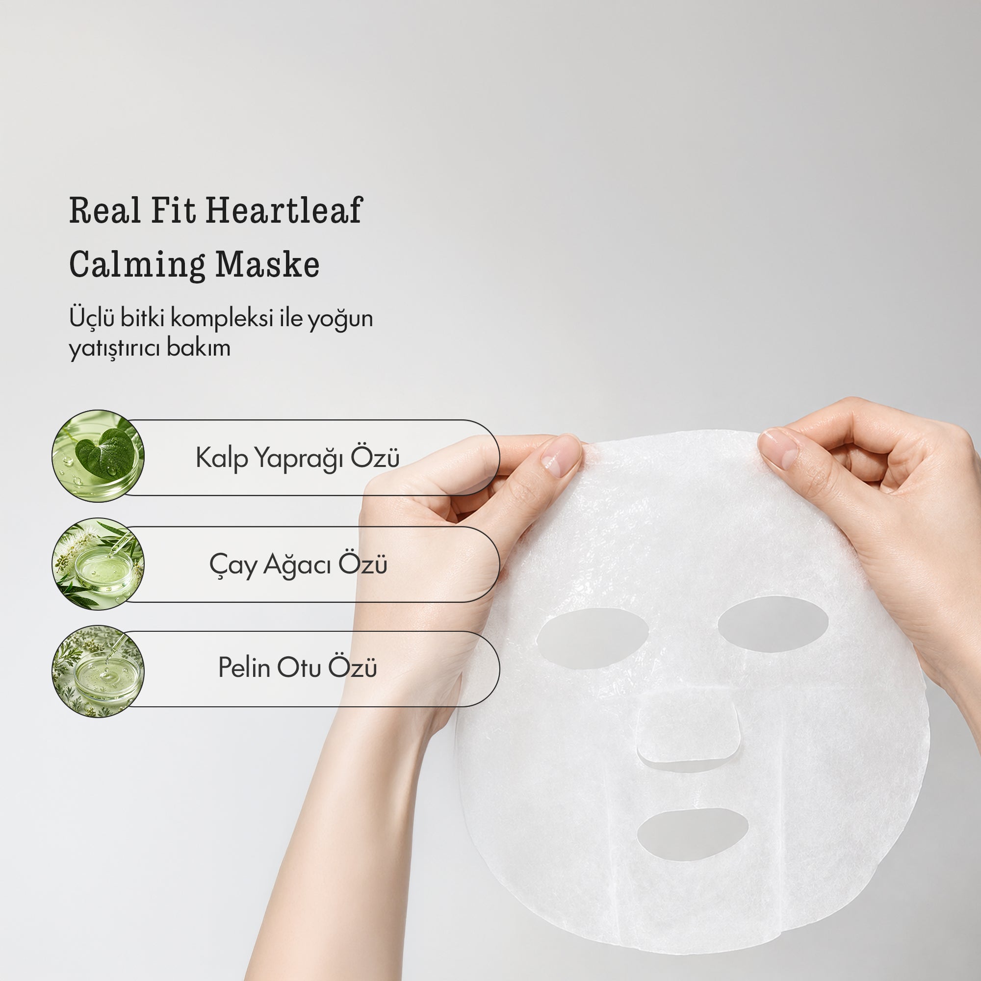 Fation - Real Fit Heartleaf Calming Maske