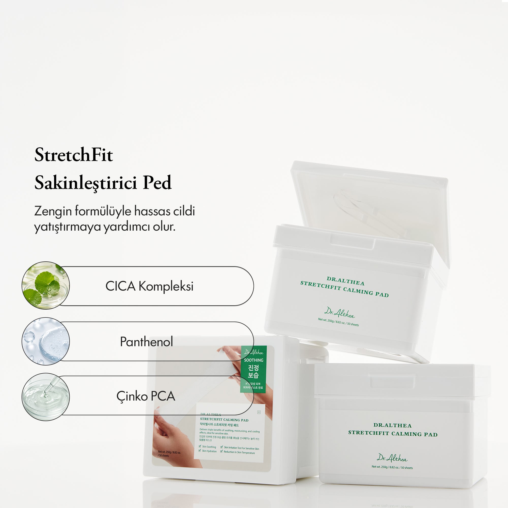 DR. ALTHEA - StretchFit Calming Pad 250 g / 50 adet