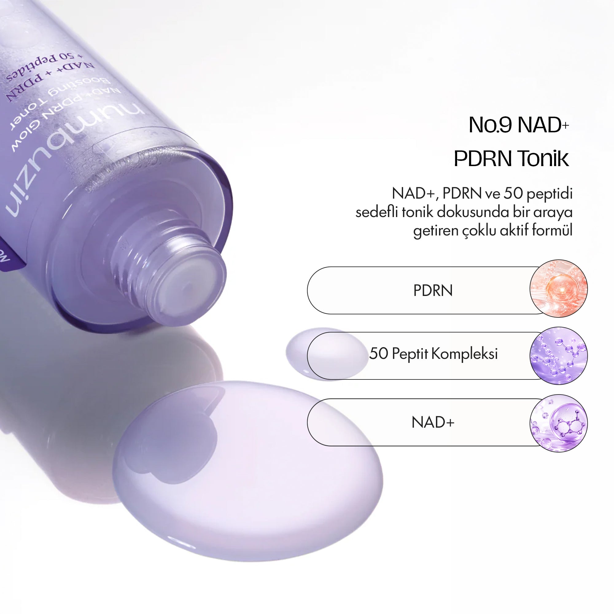 Numbuzin - No.9 NAD+ PDRN Glow Bossting Tonik 150 ml