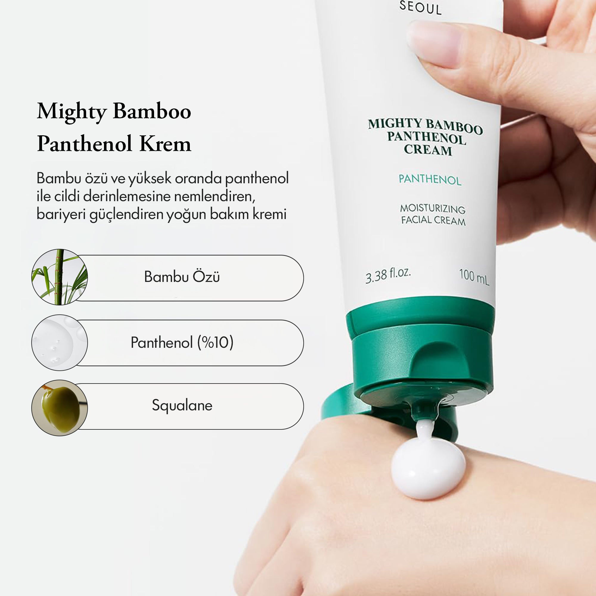 PURİTO SEOUL - Mighty Bamboo Panthenol ve Bambu Özlü Krem 100 ml