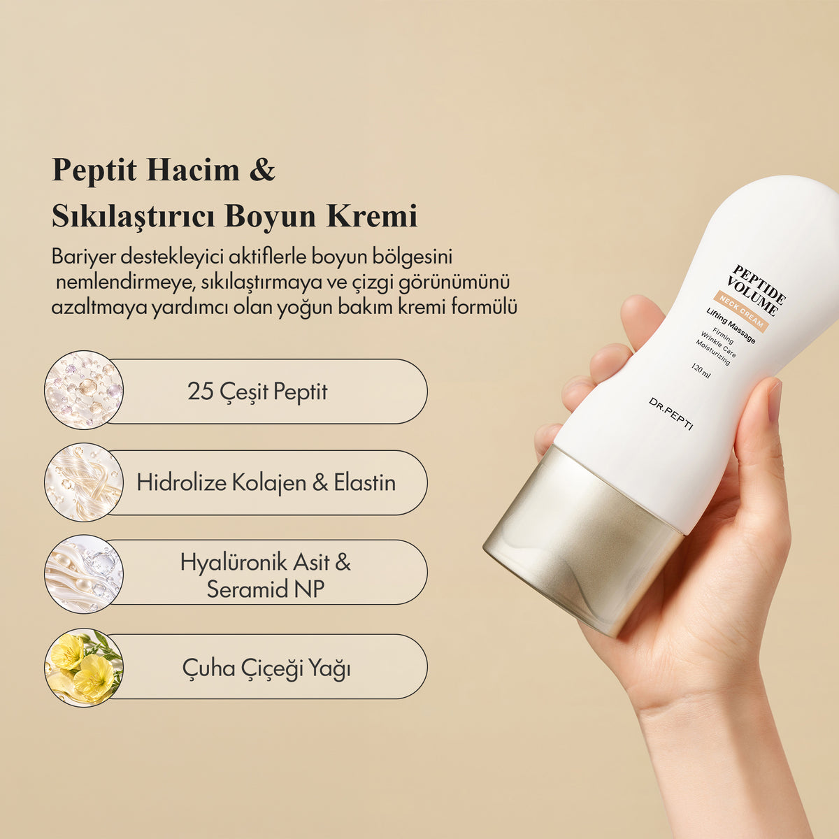 Dr. Pepti - Peptide Volume Neck Cream 120 ml